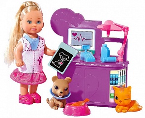 Кукла Еви-ветеринар, 12 см. (Simba, 5732798)